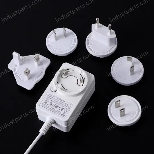 Multi-specification interchangeable pin power adapter 12V2A